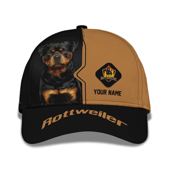 Personalized Rottweiler T-Shirt, Custom Name, Dog Lover Gift