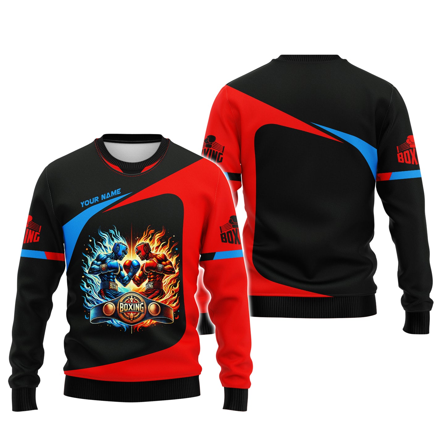 Camisetas de boxeo con estampado 3D completo de calavera y calabaza, regalo con nombre personalizado para amantes de Halloween