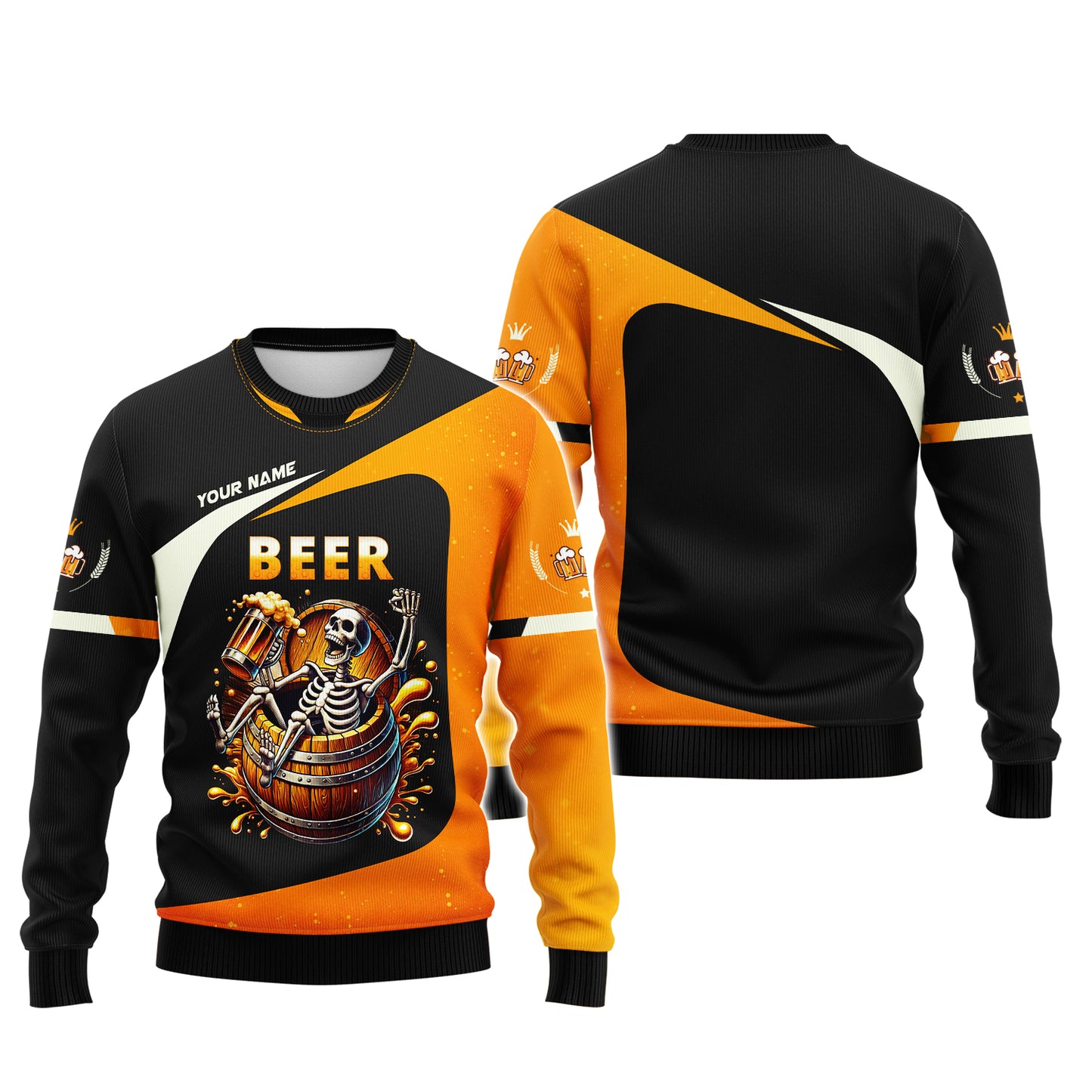 Camisetas de Oktoberfest con impresión 3D completa, regalo personalizado con nombre para amantes de la cerveza