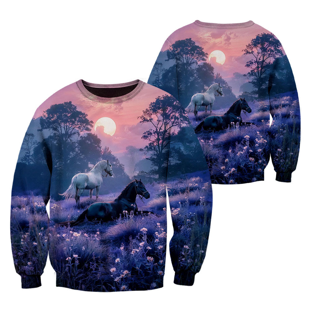 Where Moonlight Meets Wild Hearts - Horse Shirts