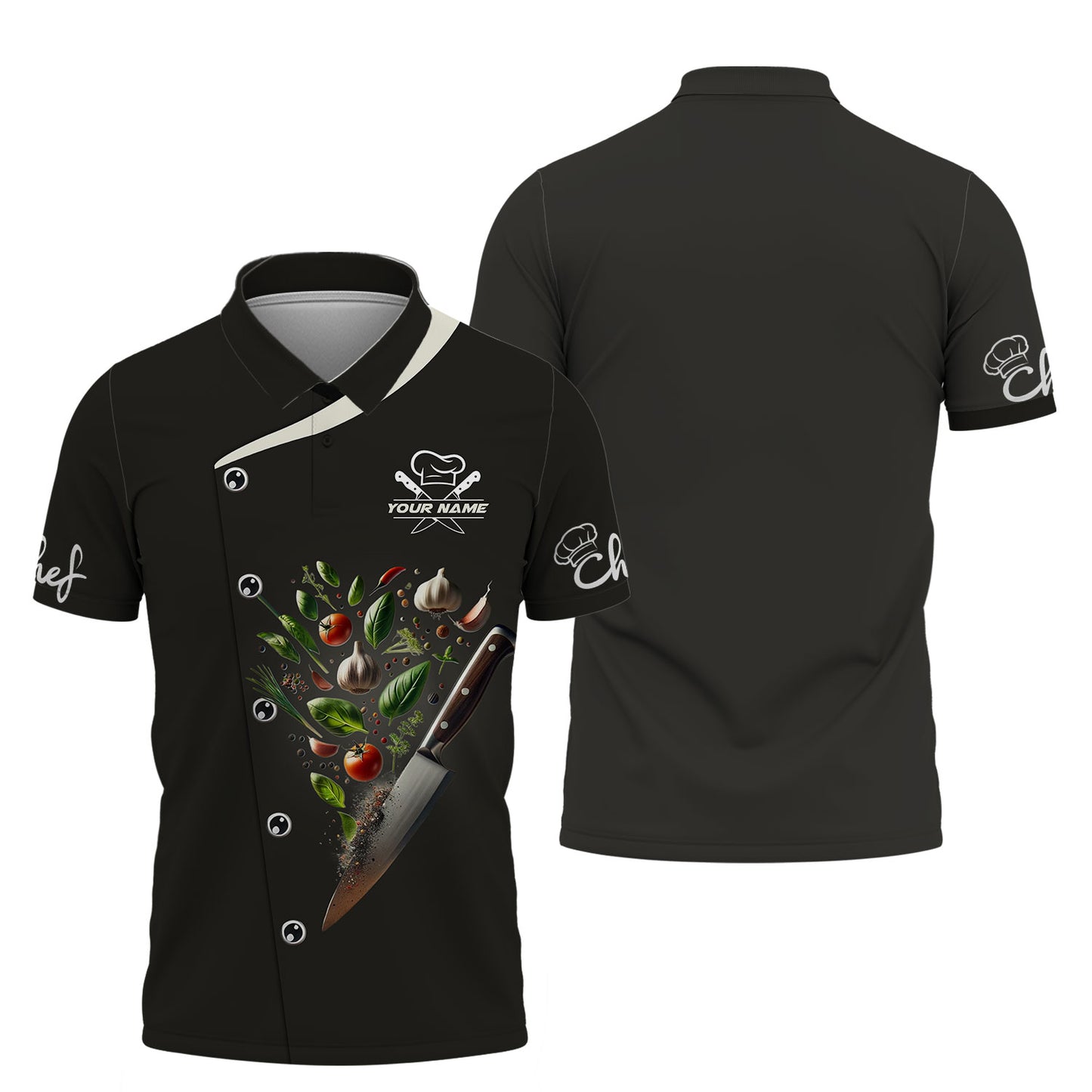 Personalized Chef Shirt, Precision and Freshness in Every Slice