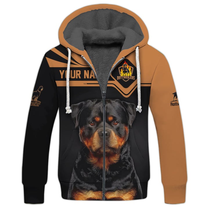 Personalized Rottweiler T-Shirt, Custom Name, Dog Lover Gift