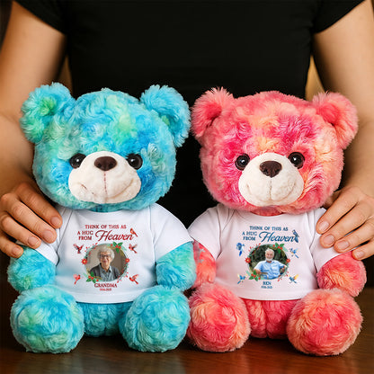 When You Feeling Blue Custom Photo - Memorial Personalized Teddy Bear