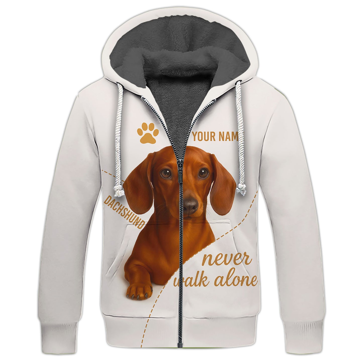 Personalized Dachshund Women V-Neck Shirt - Cute Dog Design with Custom Name