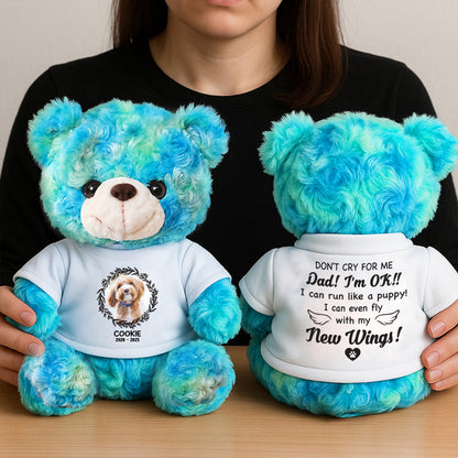 Do Not Cry For Me - Memorial Personalized Teddy Bear