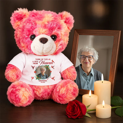 When You Feeling Blue Custom Photo - Memorial Personalized Teddy Bear