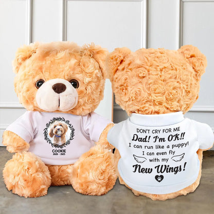 Do Not Cry For Me - Memorial Personalized Teddy Bear