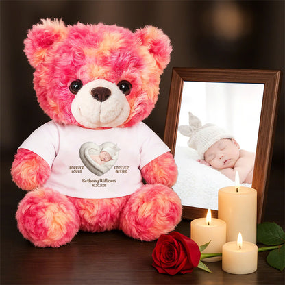 Forever Loved - Forever Missed - Memorial Personalized Teddy Bear
