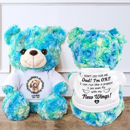 Do Not Cry For Me - Memorial Personalized Teddy Bear