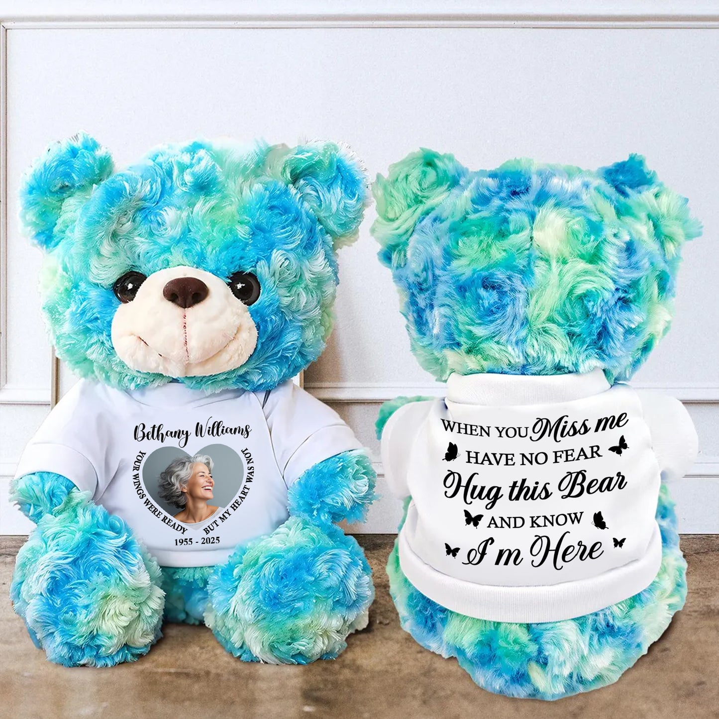 Your Wings Were Ready - Memorial Personalized Teddy Bear