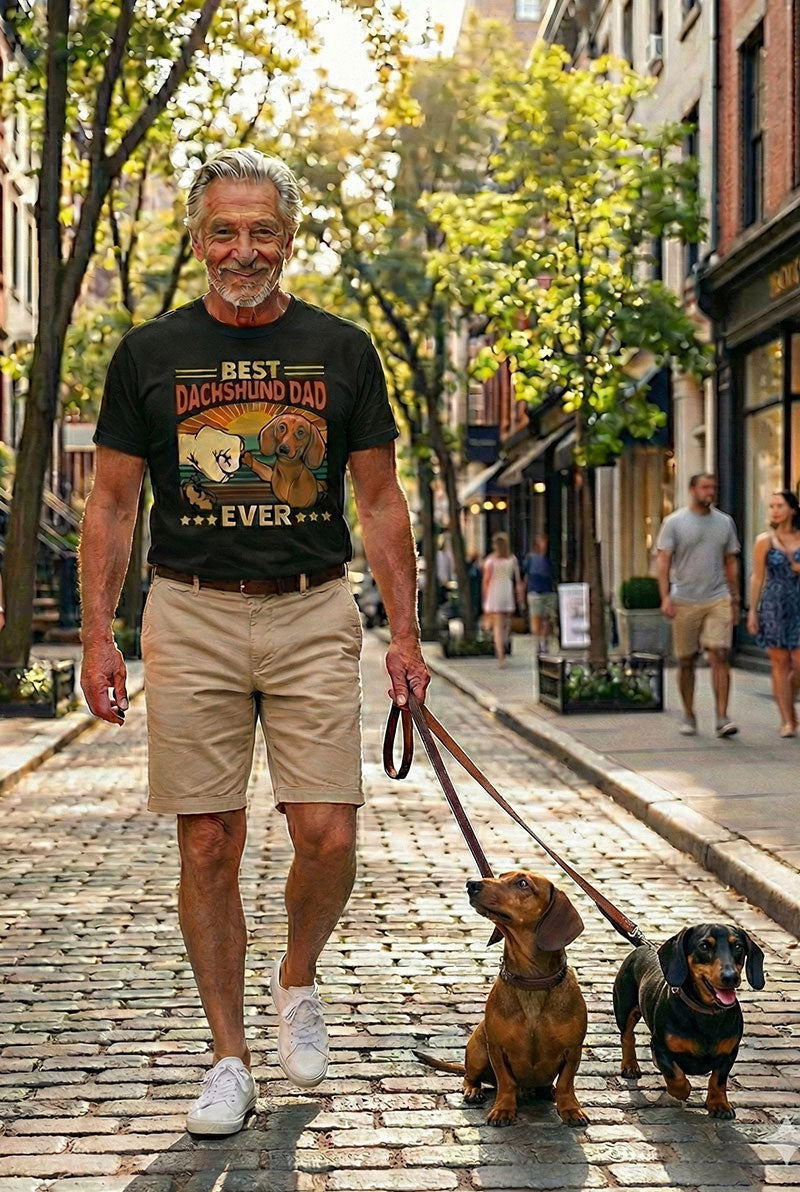 Best Dachshund Dad Ever T-Shirt