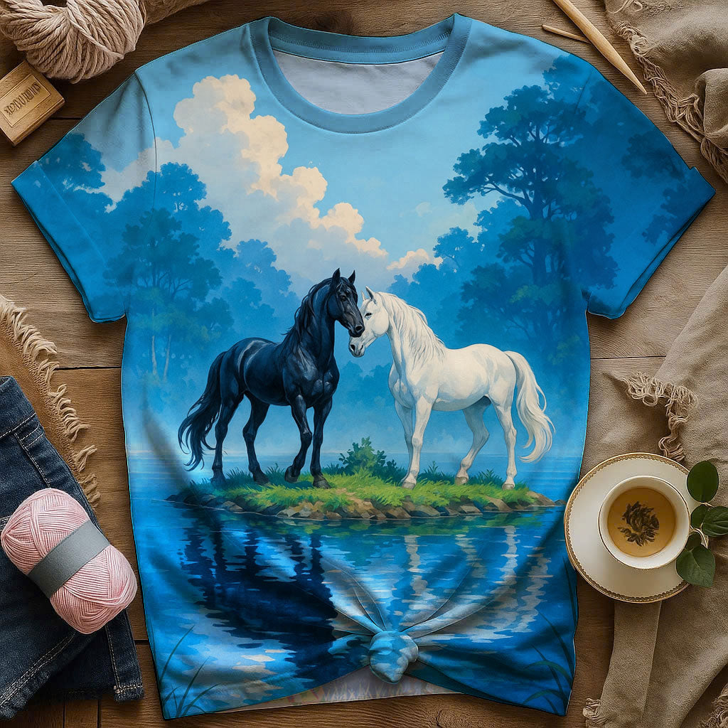 Opposites That Belong - Where You Are, I Am Home - Gifts For Horse Lovers