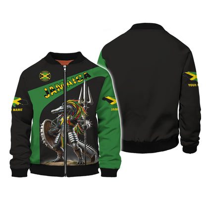 Personalized Jamaica Pride Shirt Great Crocodile Warrior Of Jamaica Gift For Jamaican Lovers