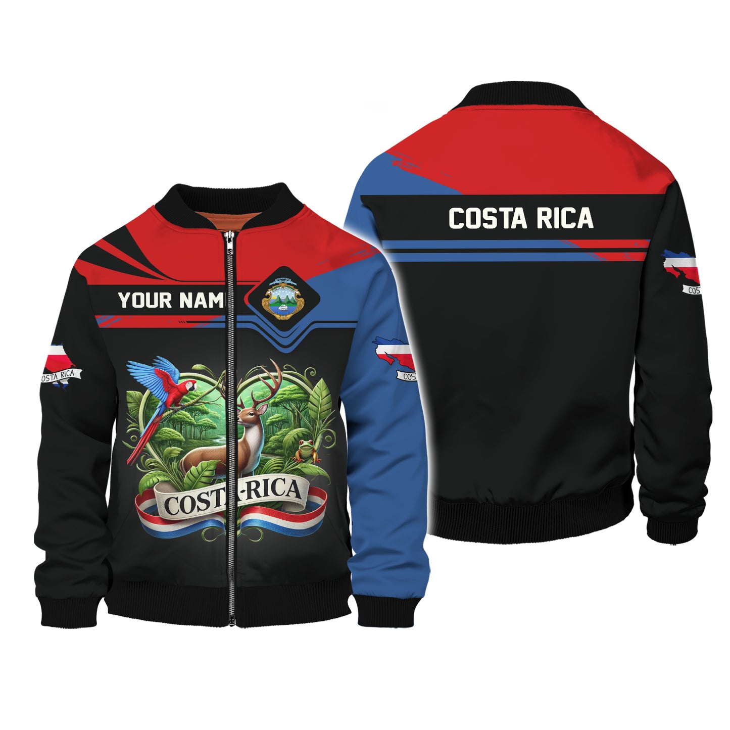 Custom Costa Rica Wildlife 3D Shirt Gift For Costa Rica Lovers