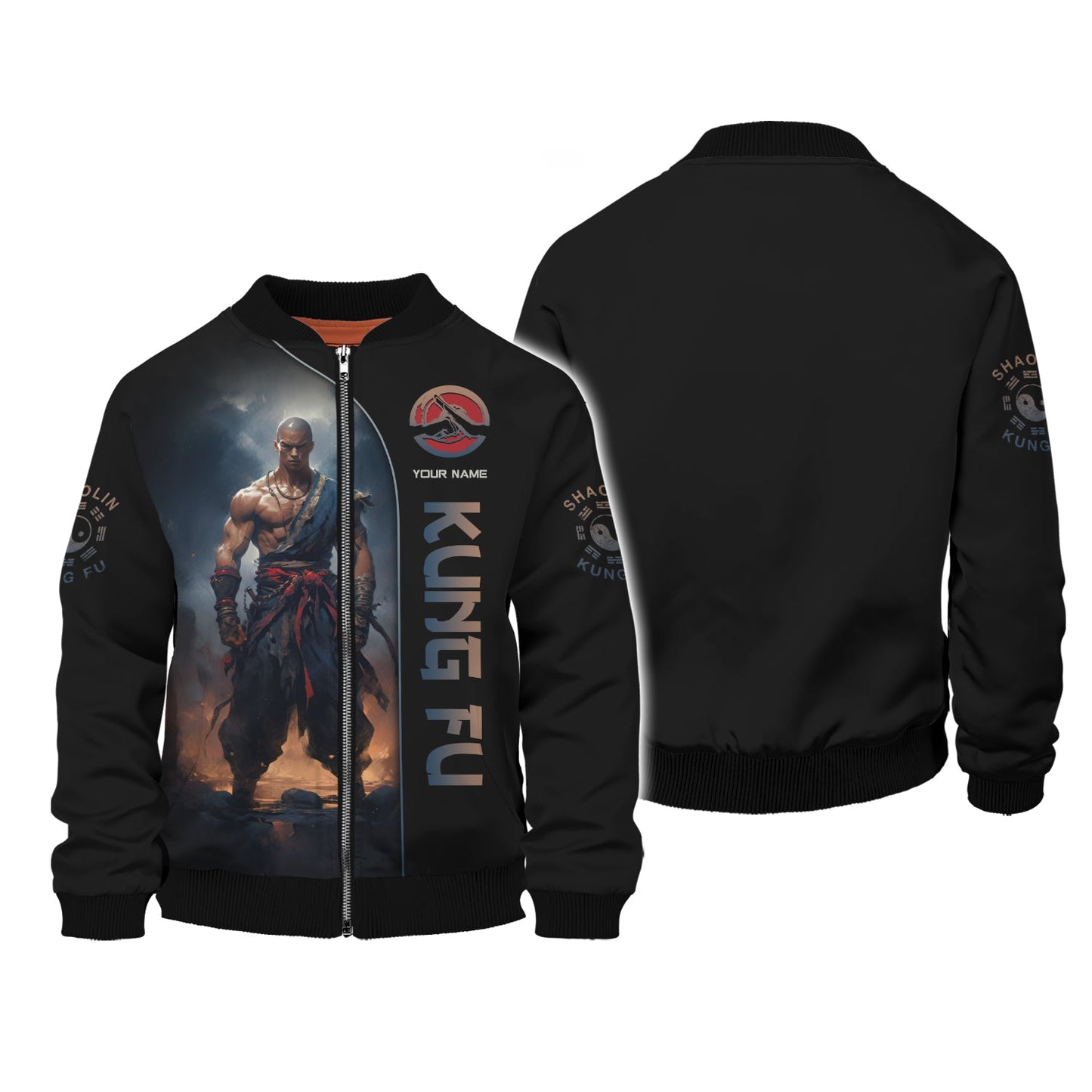 Shaolin Kung Fu 3D Zipper Hoodie Shaolin Kung Fu Custom T-Shirts Gift For Shaolin Kung Fu Lovers