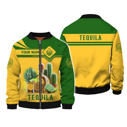 3D Full Print Tequila T-Shirt Personalized Name Gift For Wine Lovers