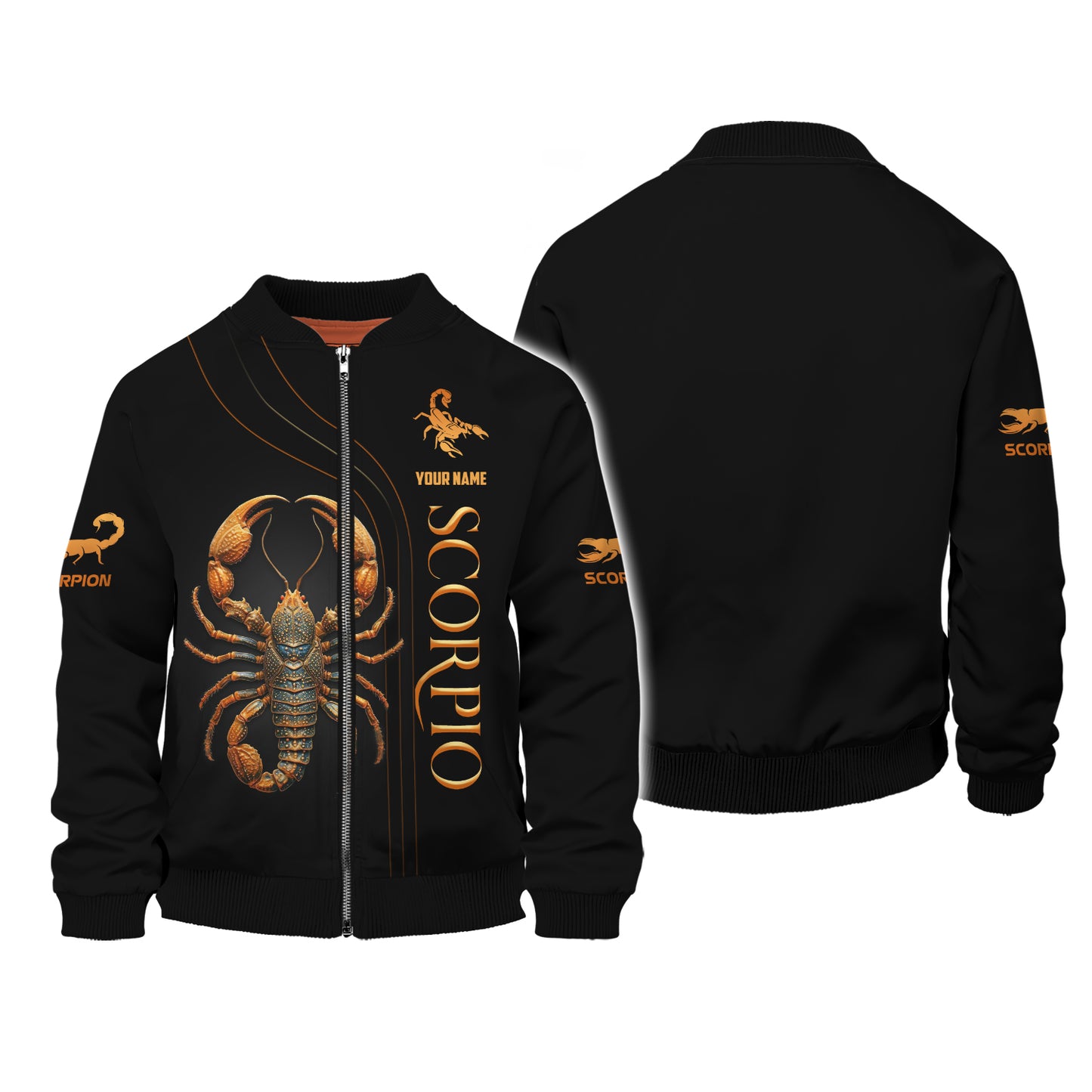 3D Full Print Scorpion T-Shirt Personalized Name Gift For Scorpion Lovers