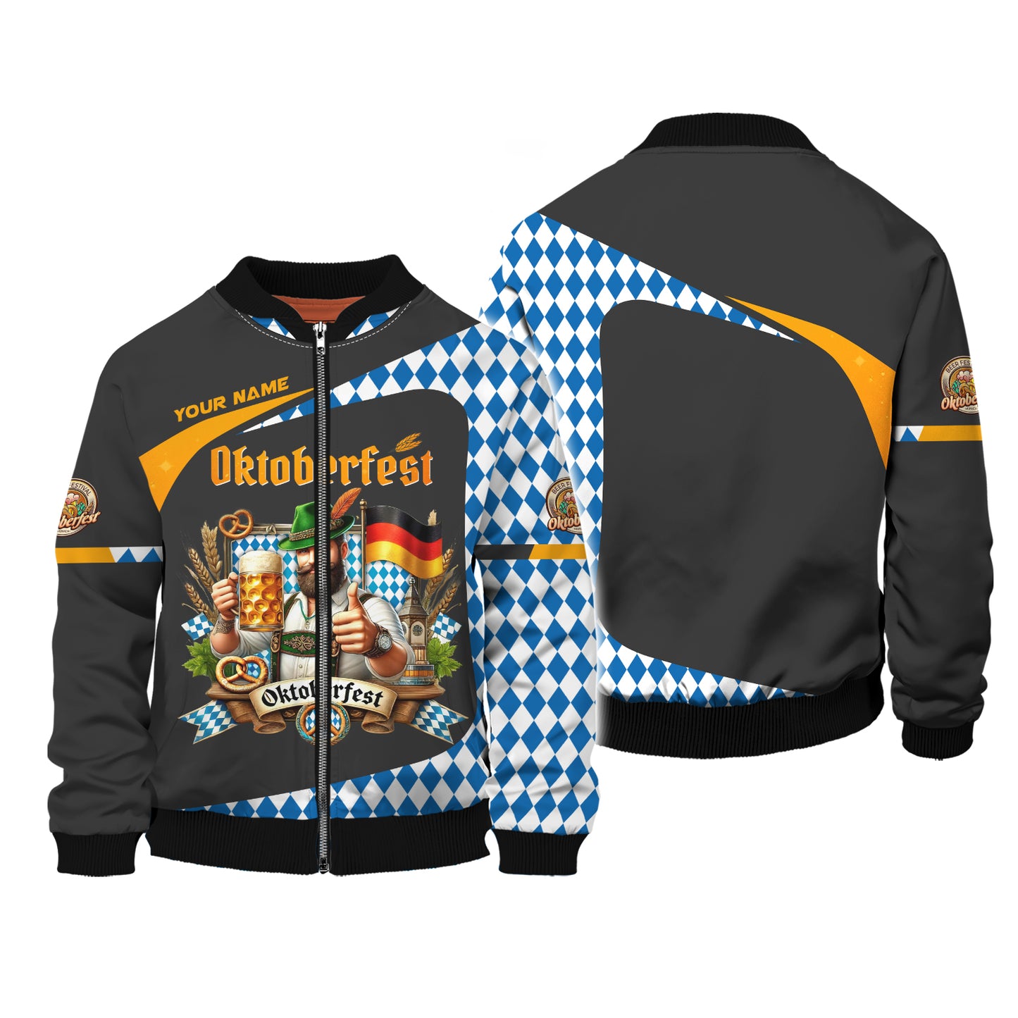 Camisetas 3D del Oktoberfest, festival de cerveza, regalo personalizado para amantes del Oktoberfest