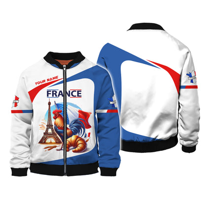 Personalized France Pride Shirt - Celebrate French Heritage in Style