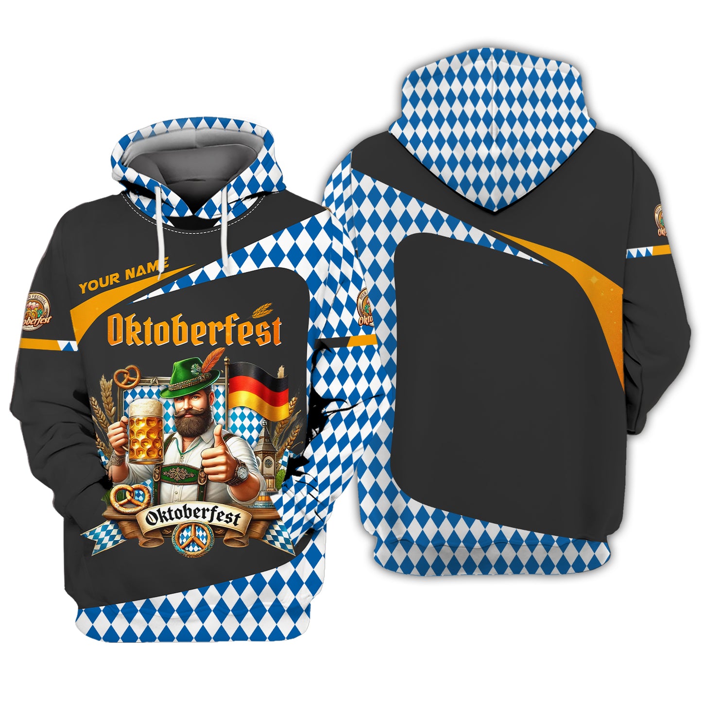 Camisetas 3D del Oktoberfest, festival de cerveza, regalo personalizado para amantes del Oktoberfest