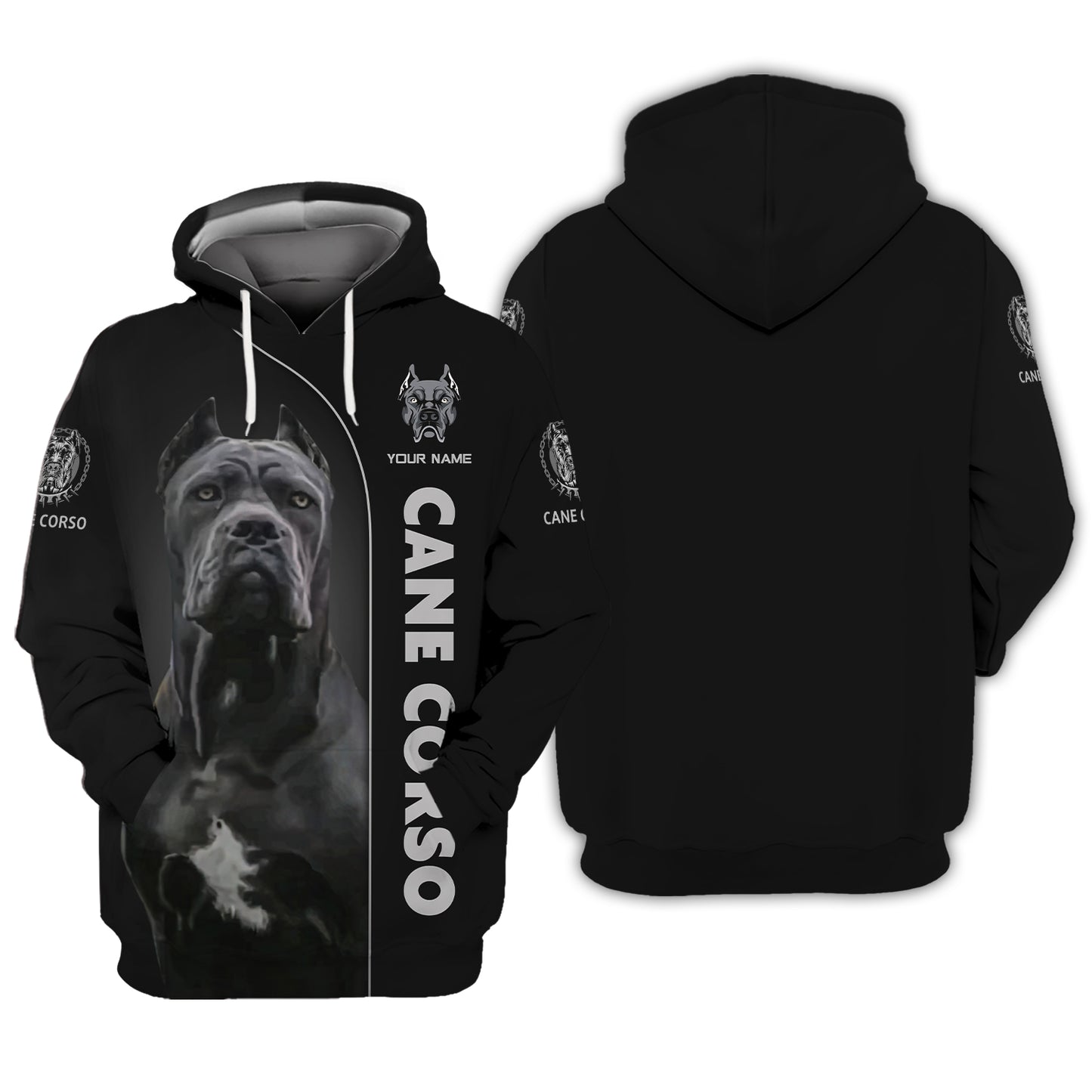 3D Full Print Cane Corso Dog T-Shirts Personalized Name Gift For Dogs Lovers