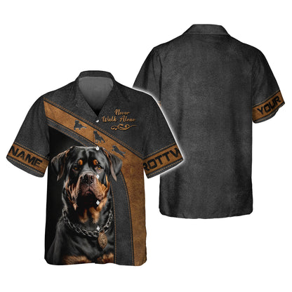 T-shirts personnalisés Majestic Rottweiler T-shirt 3D Rottweiler Cadeau pour les amoureux des chiens