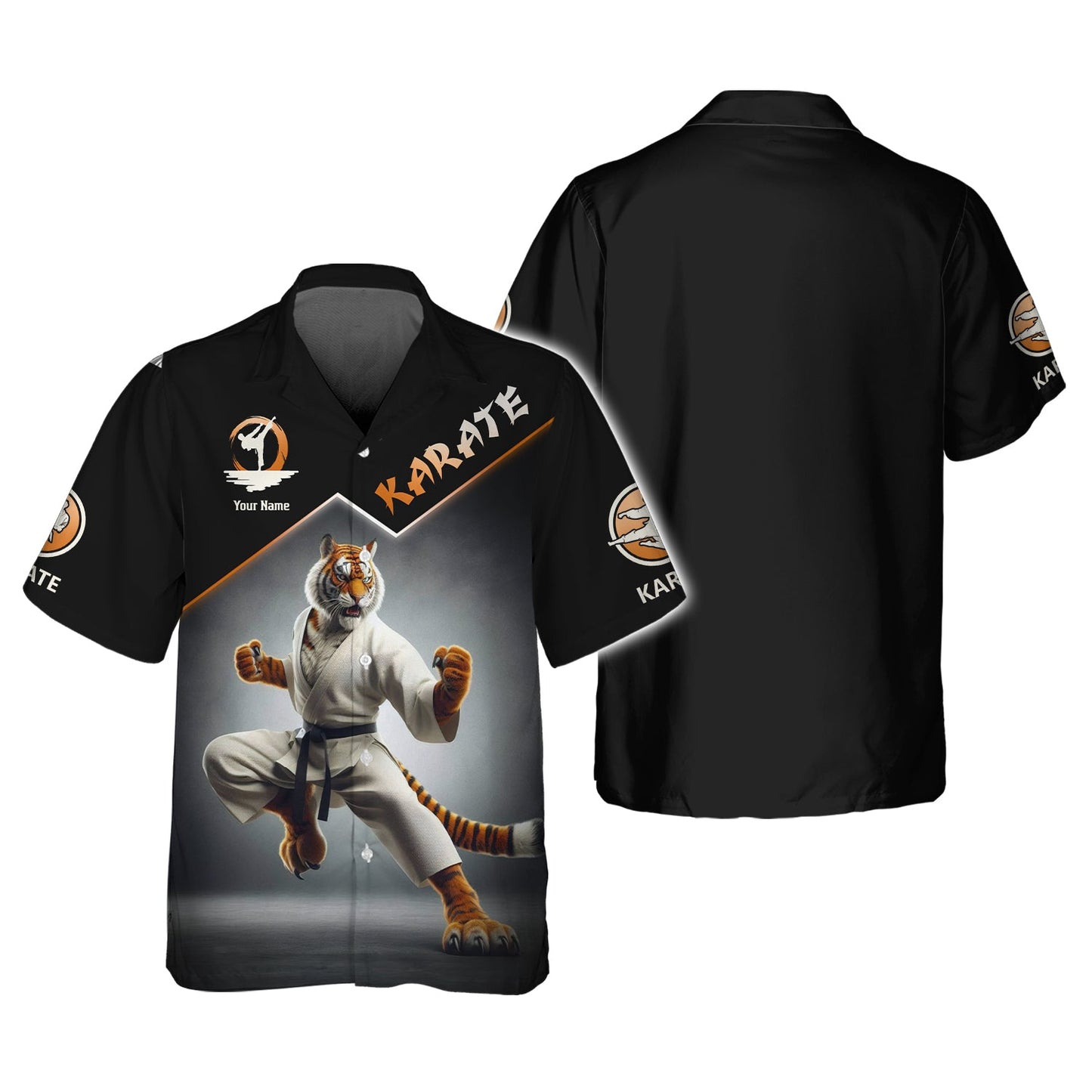 Sweat à capuche zippé personnalisé Karate Tiger - Libérez votre guerrier intérieur