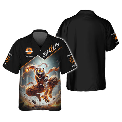 T-shirt Shaolin Kung Fu avec impression 3D complète et symbole Yin et Yang, cadeau personnalisé pour les amateurs de Shaolin Kungfu