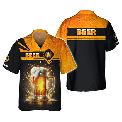 Beer Cup Unisex Shirt Personalized Name Shirt For Beer Lovers