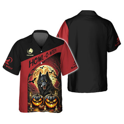 Camisetas de boxeo con estampado 3D completo de calavera y calabaza, regalo con nombre personalizado para amantes de Halloween