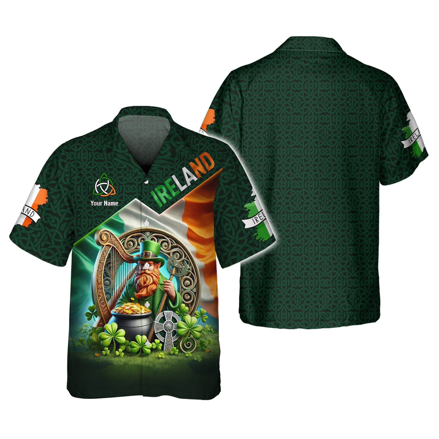 Camiseta personalizada de herencia irlandesa: celebre el día de San Patricio con orgullo irlandés