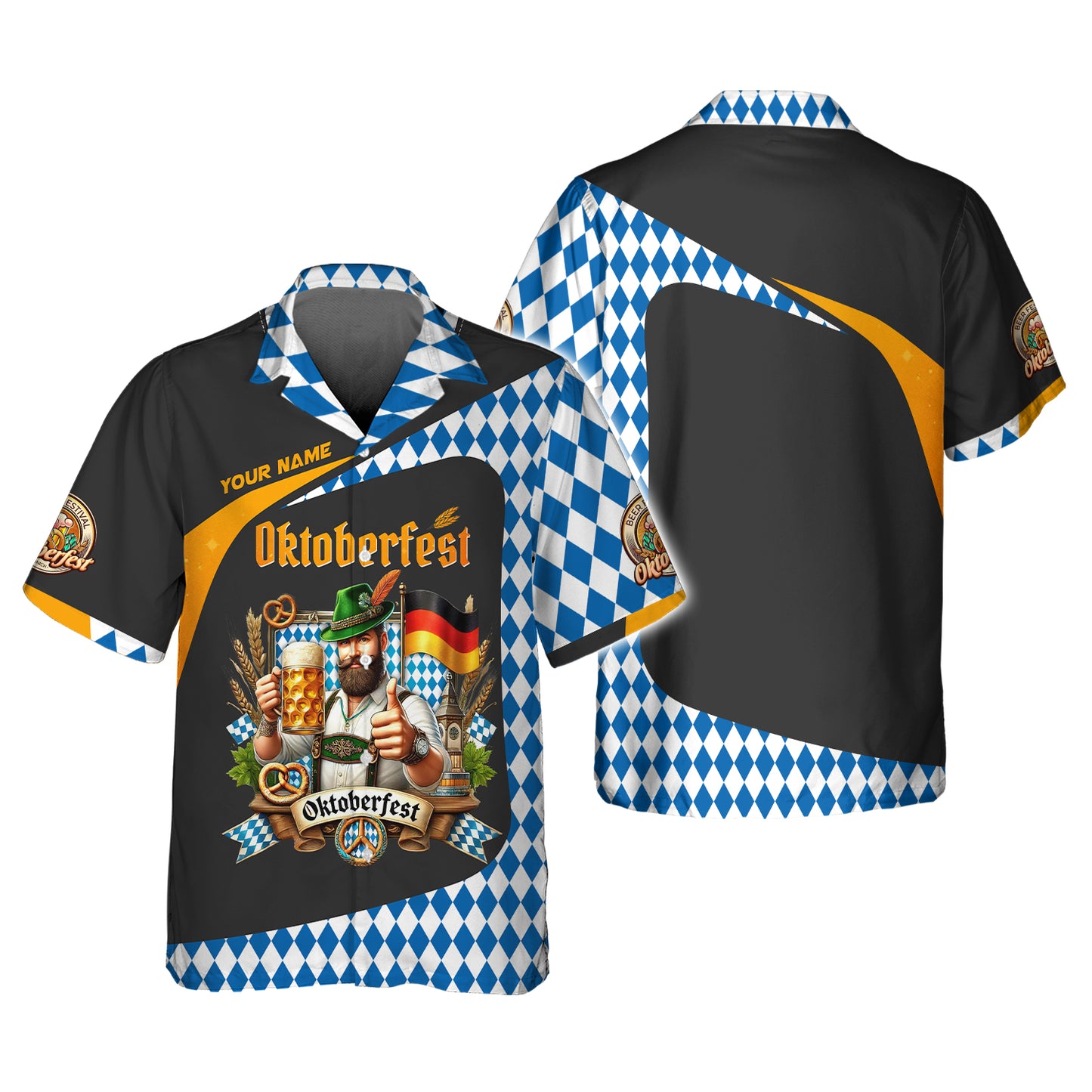 Oktoberfest Custom Name 3D Shirts Beer Festival T-Shirt Gift For Oktoberfest Lovers