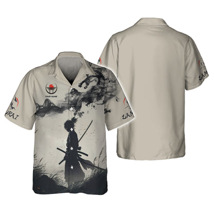 3D Full Print Samurai Swordsman Shirt Personalized Name Gift For Samurai Lovers