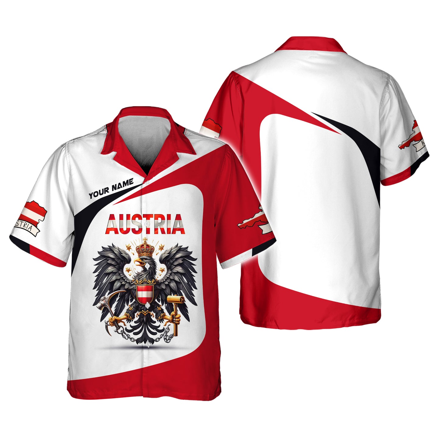 Camiseta personalizada del orgullo austriaco: celebre la herencia austriaca