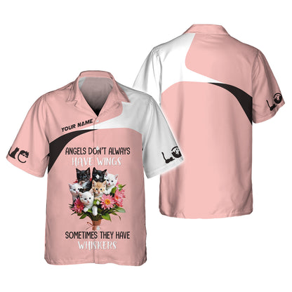 Camiseta con nombre personalizado de gato negro Hola oscuridad, mi viejo amigo, camisetas 3D, regalo para amantes de los gatos