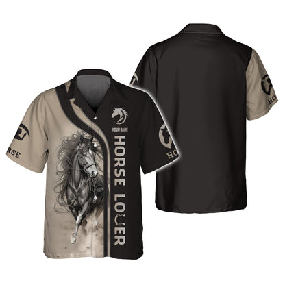 Camiseta personalizada de The Brave Horse, regalo para amantes de los caballos