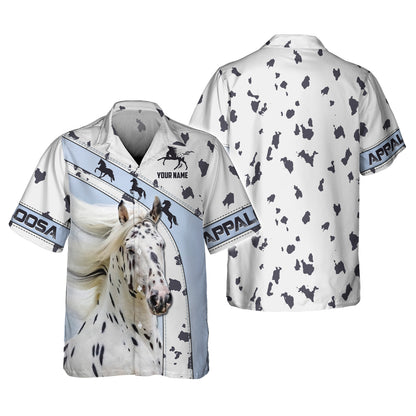 Camisetas Appaloosa con impresión 3D completa, regalo con nombre personalizado para amantes de los caballos