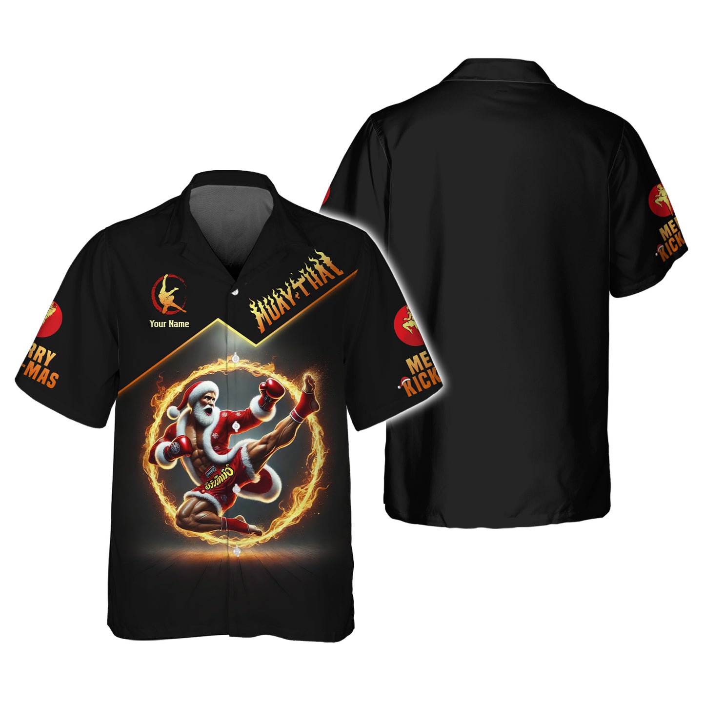 Camiseta de luchador de Muay Thai con estampado 3D completo de tigre, regalo con nombre personalizado para amantes del Muay Thai