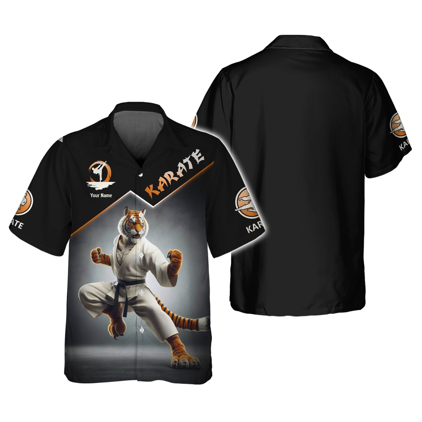 Personalized Karate Tiger Shirt - Unleash Your Inner Warrior