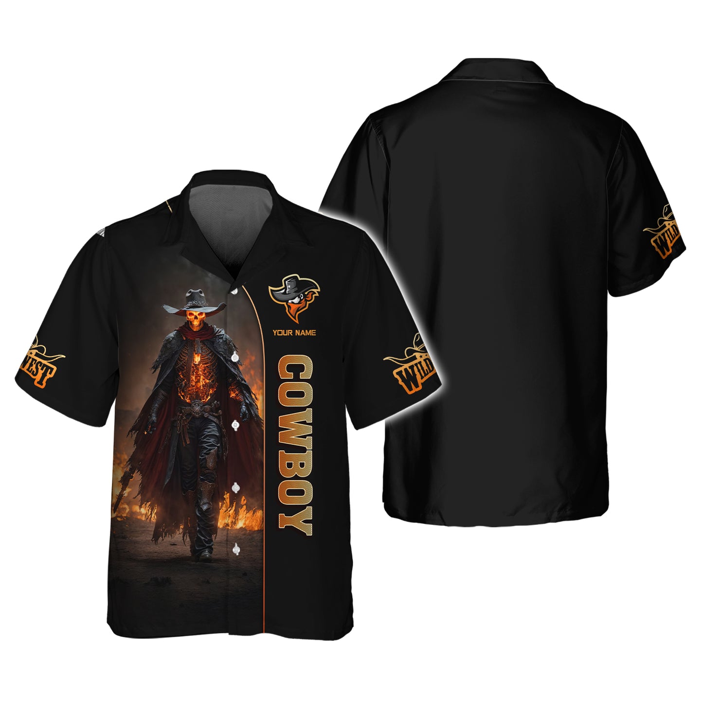 T-shirt personnalisé Cowboy Spirit - Embrassez le Far West