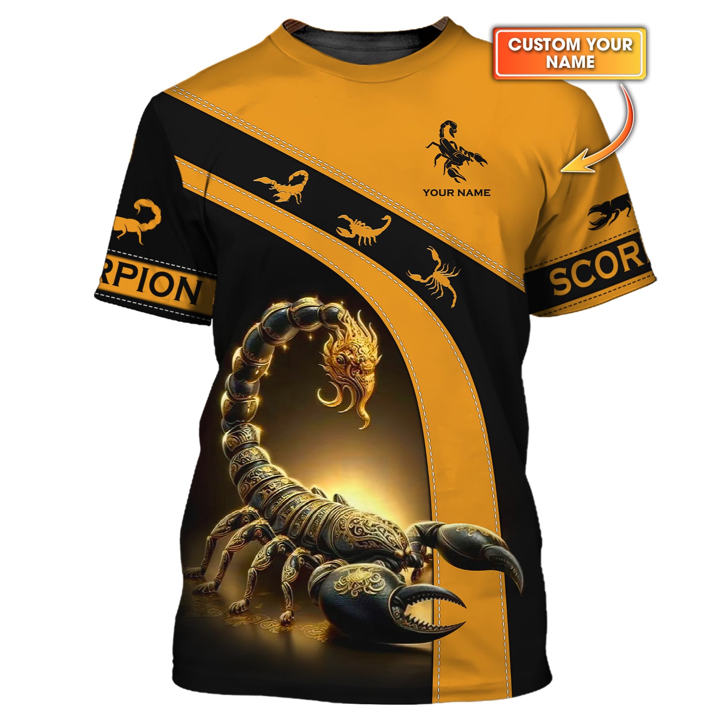 Camiseta con estampado 3D de dragón y samurái, regalo personalizado con nombre para amantes de los samuráis