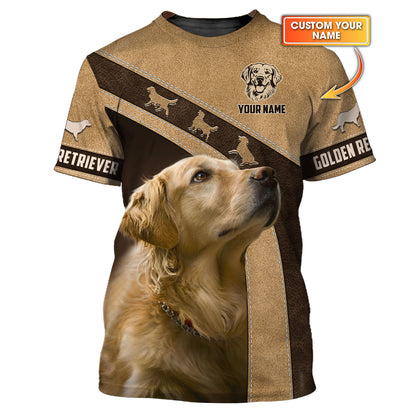 Personalized Golden Retriever Shirt - Celebrate Your Loyal Companion