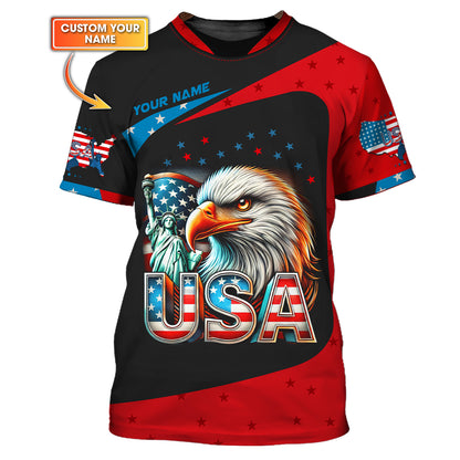 Personalized USA Pride Shirt - Celebrate American Spirit