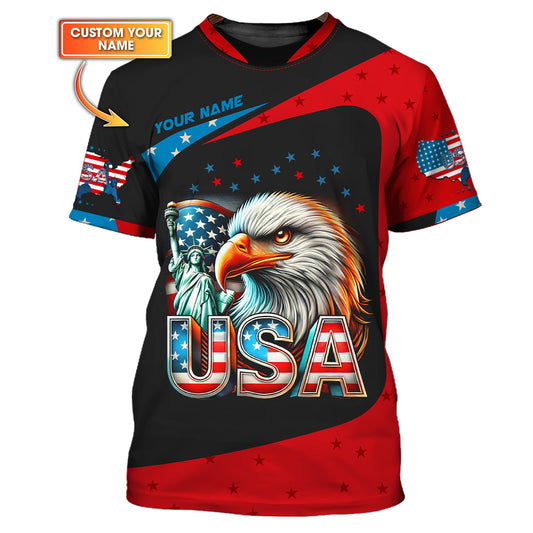 Camiseta personalizada USA Pride: celebre el espíritu estadounidense