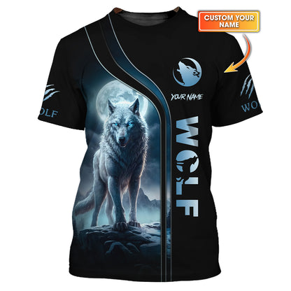 T-shirt personnalisé Wolf Spirit - Libérez la nature