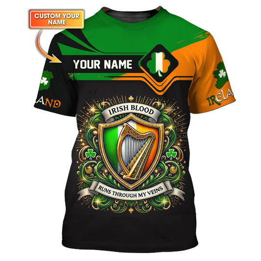 Distinctive Features Of Ireland Custom Name Shirts Gift For Irish Lover