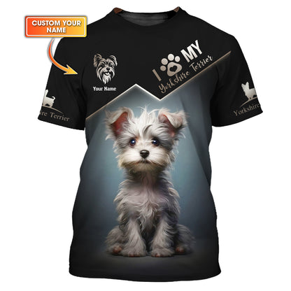 Camiseta personalizada de Yorkshire Terrier: homenaje a tu peludo amigo