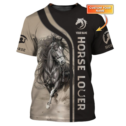 Camiseta personalizada de The Brave Horse, regalo para amantes de los caballos