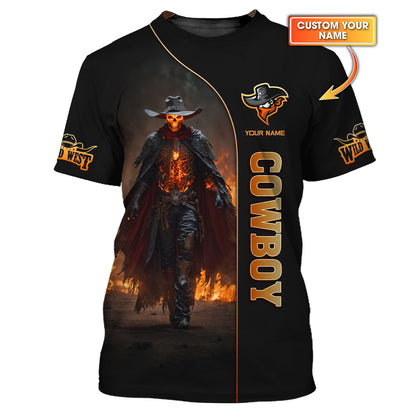 T-shirt personnalisé Cowboy Spirit - Embrassez le Far West