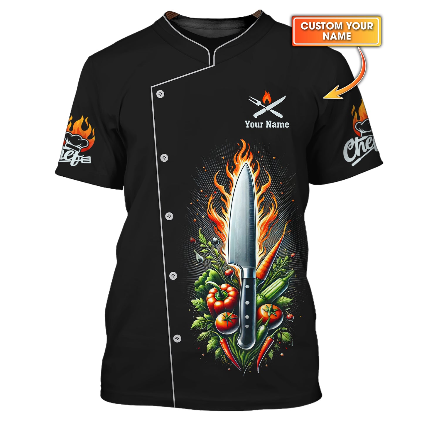 Camiseta personalizada de maestría de chef: desata tu pasión culinaria